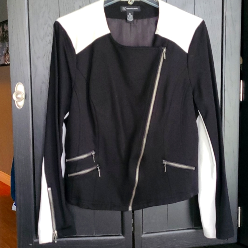 Inc black and white jacket